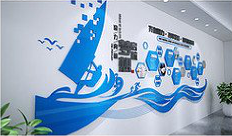 福安海浪主题文化墙如何设计？