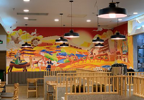 福安商业空间彩绘介绍。