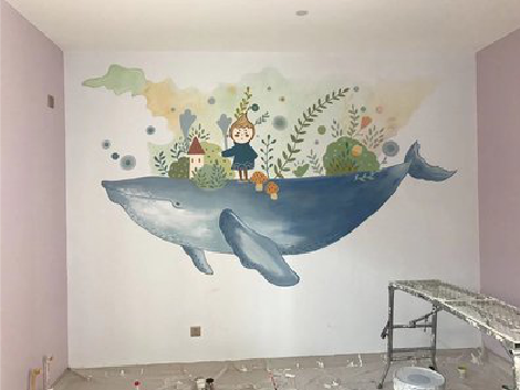 福安手绘墙的特点及优势。