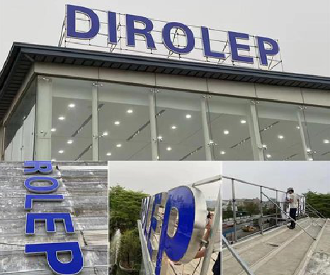 福安楼顶发光字安装的注意事项。